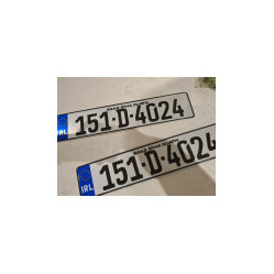 Category image for GERMAN STYLE REG PLATES
